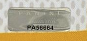 Silver Panini Authentic hologram sticker on a signed item, printed with the number PA56664